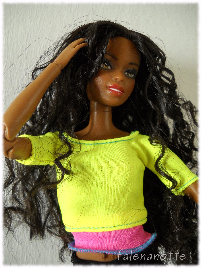Barbie made to move ooak Imani